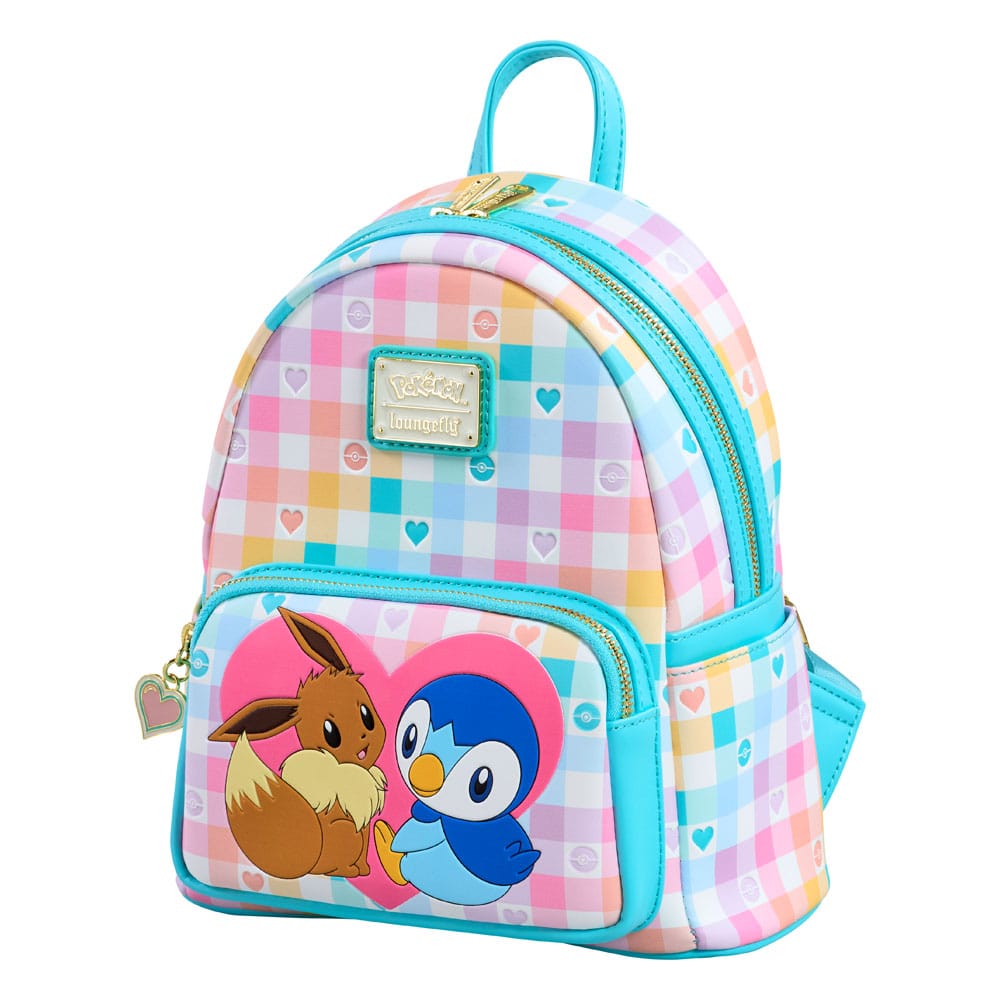 Vorbestellung Pokemon by Loungefly Mini Rucksack Piplup and Eevee