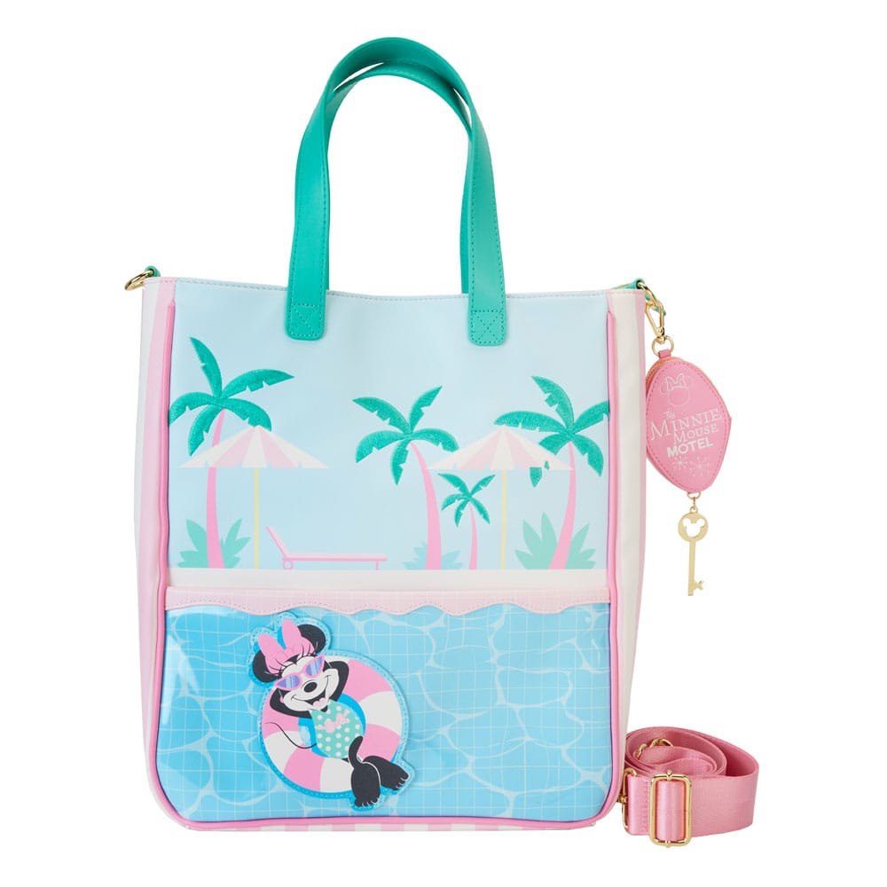 Vorbestellung Disney by Loungefly Tragetasche mit Geldbeutel Minnie Mouse Vacation Style