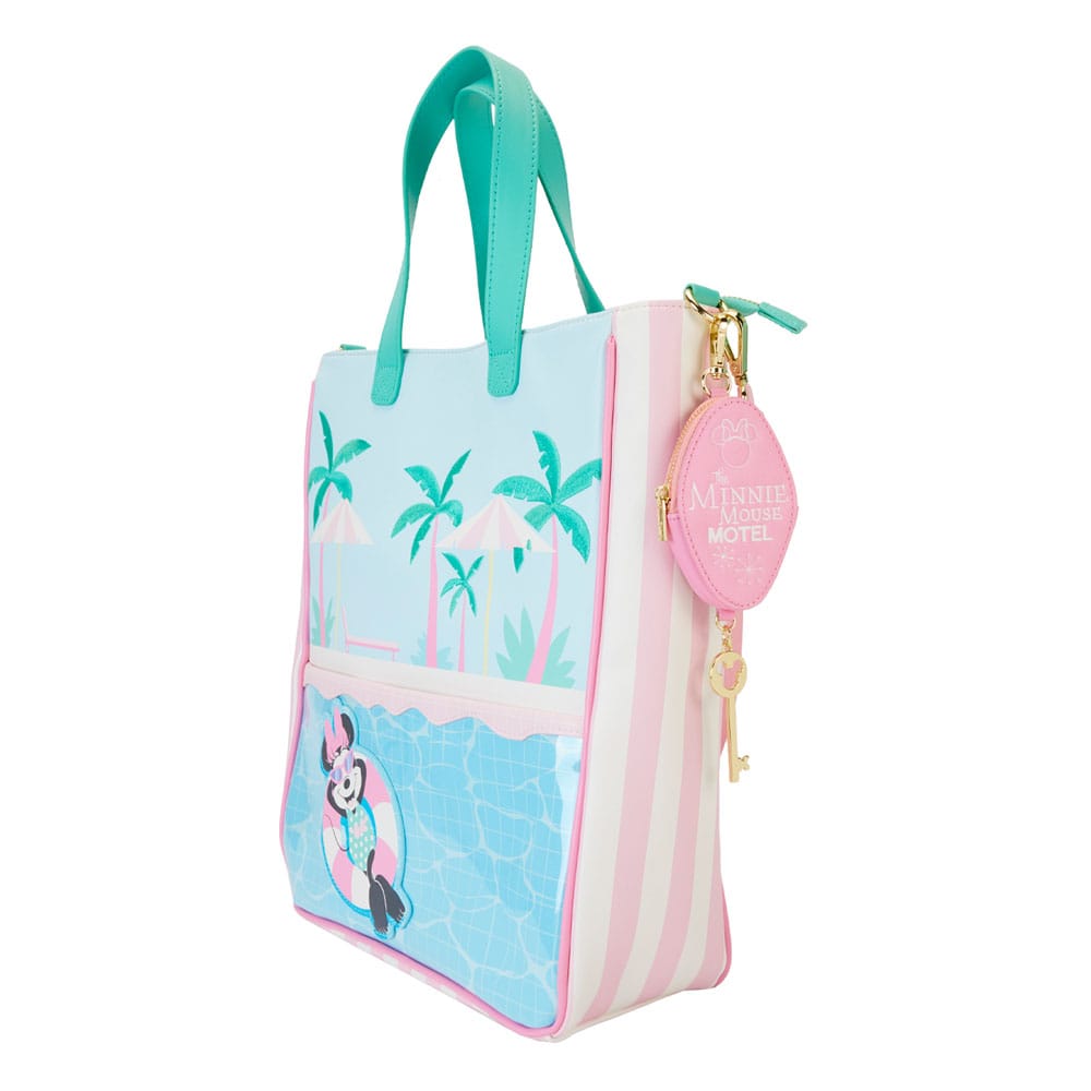 Vorbestellung Disney by Loungefly Tragetasche mit Geldbeutel Minnie Mouse Vacation Style