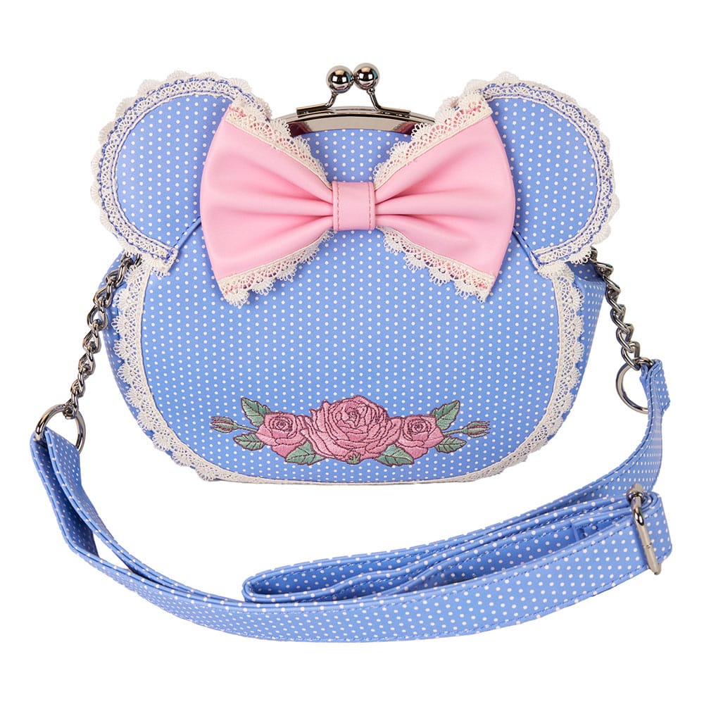Vorbestellung Disney by Loungefly Umhängetasche Minnie Floral and Lace Kisslock