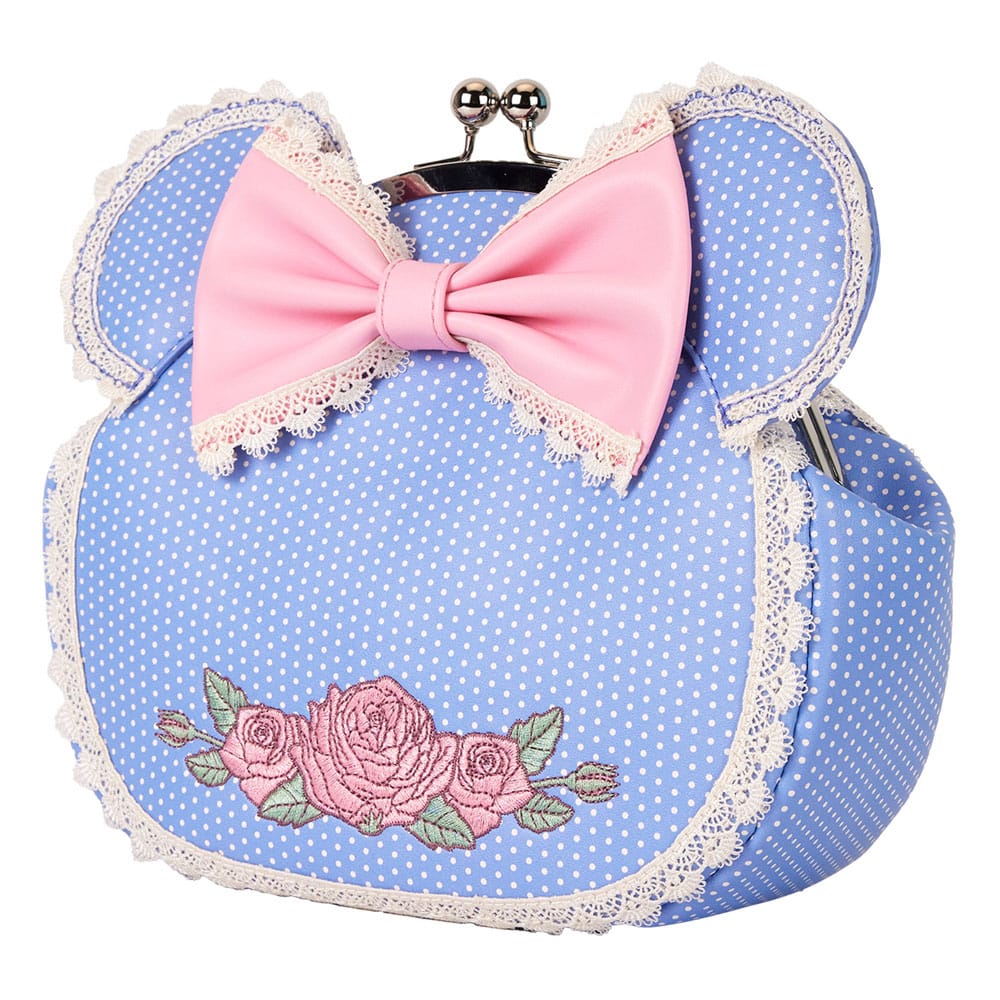 Vorbestellung Disney by Loungefly Umhängetasche Minnie Floral and Lace Kisslock