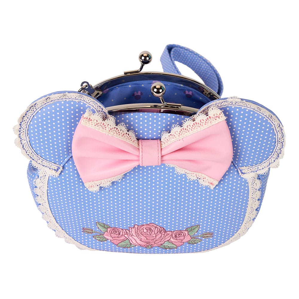 Vorbestellung Disney by Loungefly Umhängetasche Minnie Floral and Lace Kisslock