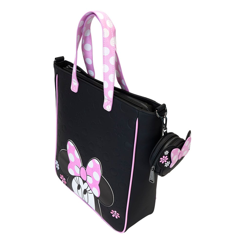 Vorbestellung Disney by Loungefly Umhängetasche mit Geldbeutel Minnie Floral Rock the Dots