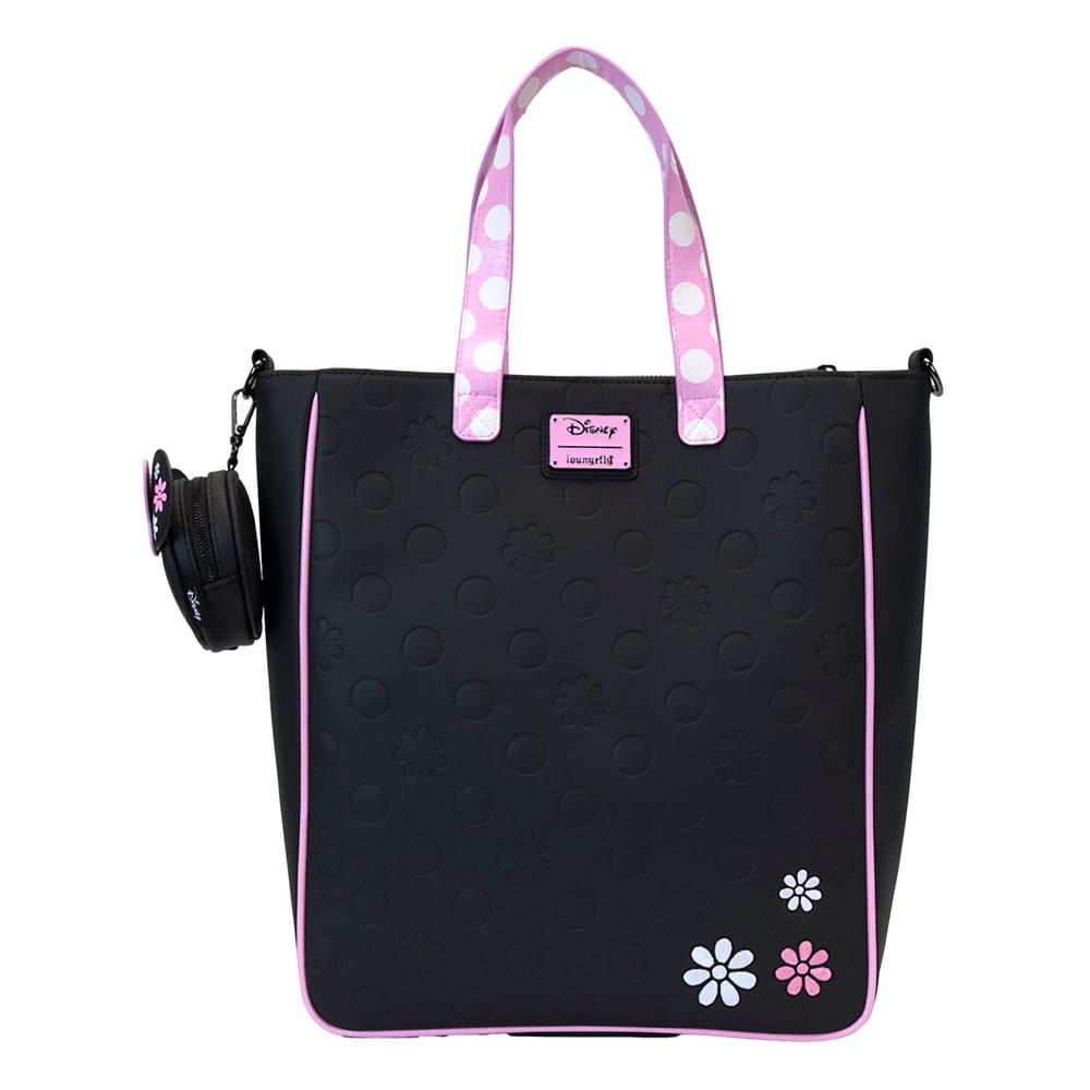 Vorbestellung Disney by Loungefly Umhängetasche mit Geldbeutel Minnie Floral Rock the Dots