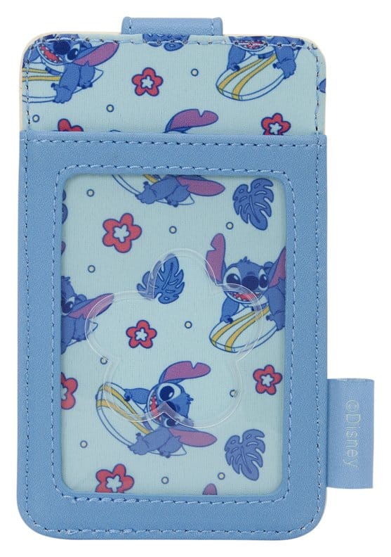 Vorbestellung Disney by Loungefly Karten-Etui Lilo & Stitch Animal Friends Surfing