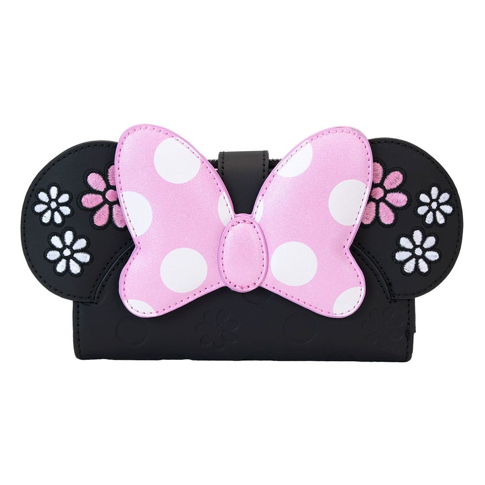 Vorbestellung Disney by Loungefly Geldbeutel Minnie Floral Rock the Dots Flap