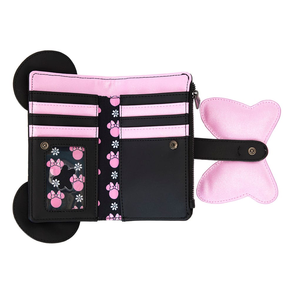 Vorbestellung Disney by Loungefly Geldbeutel Minnie Floral Rock the Dots Flap