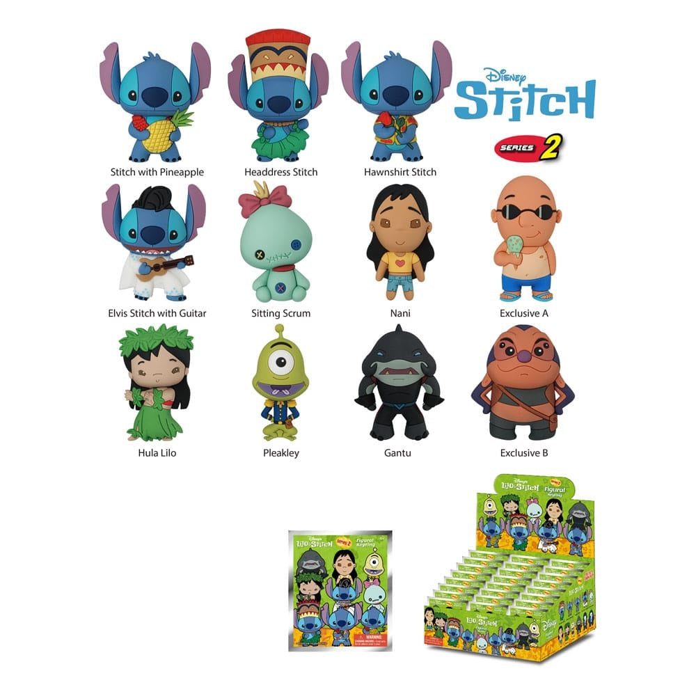 Vorbestellung Lilo & Stich 3D PVC-Taschenanhänger Stich Series 2