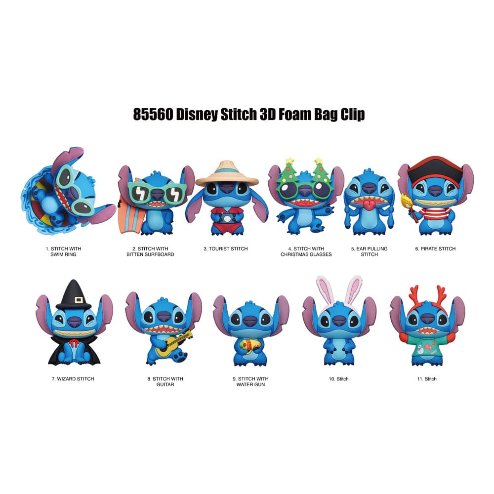 Lilo & Stitch 3D PVC-Taschenanhänger Kostüme Serie 3