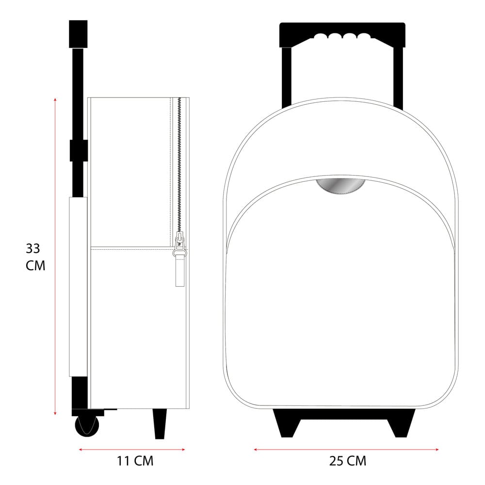 Bluey Rucksack Trolley Jump into Fun 33 cm