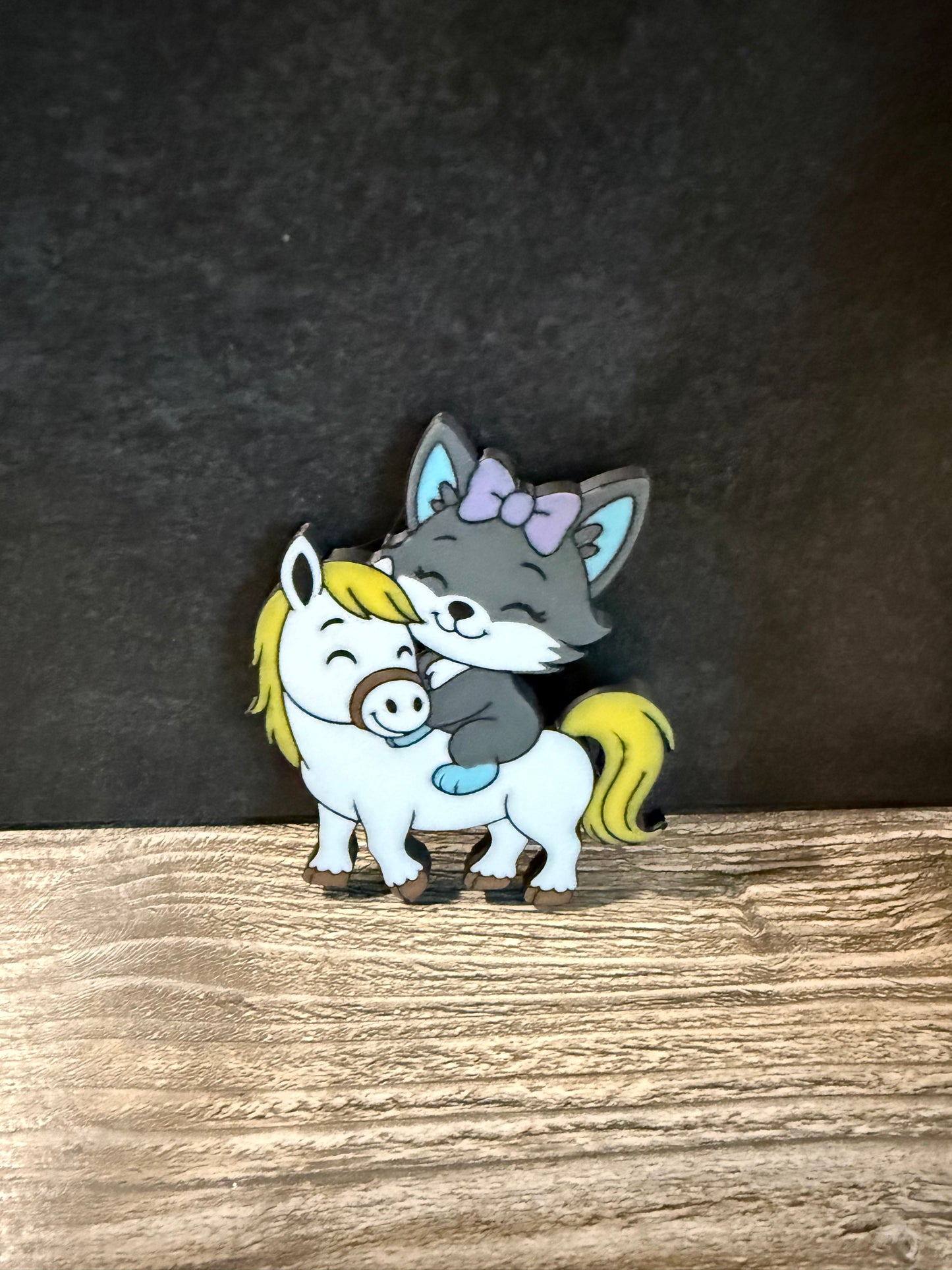 Elly mit Pferd Twinkel Magnet