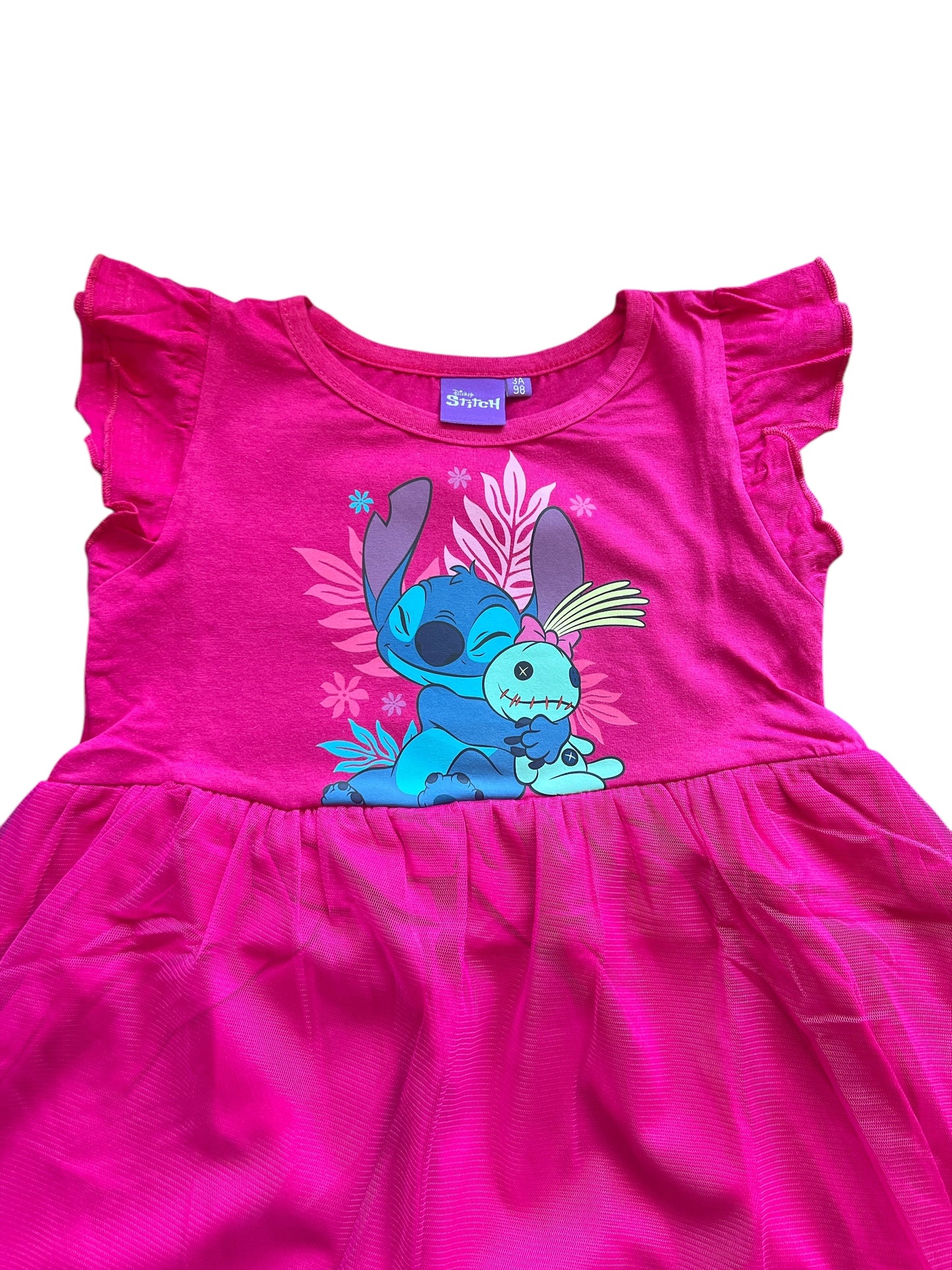 Stitch Sommer Kleid Pink