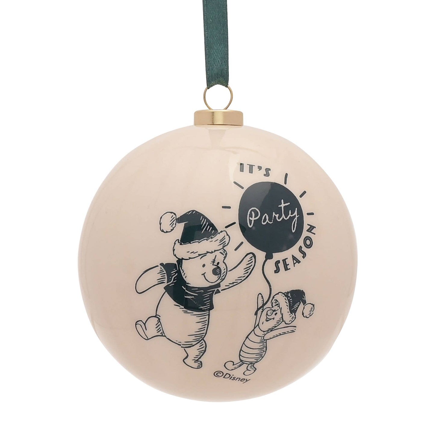 Disney Winnie Puuh Weihnachtskugeln, 12-teiliges Set
