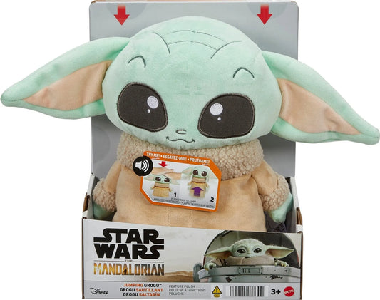 Star Wars Springender Grogu Plüsch + Sound 25cm