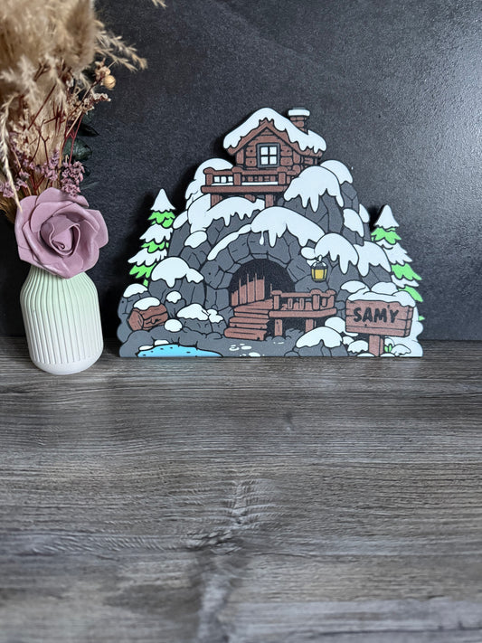 Elly‘s World Schneefelsen-Höhle von Samy dem sibirischen Tiger