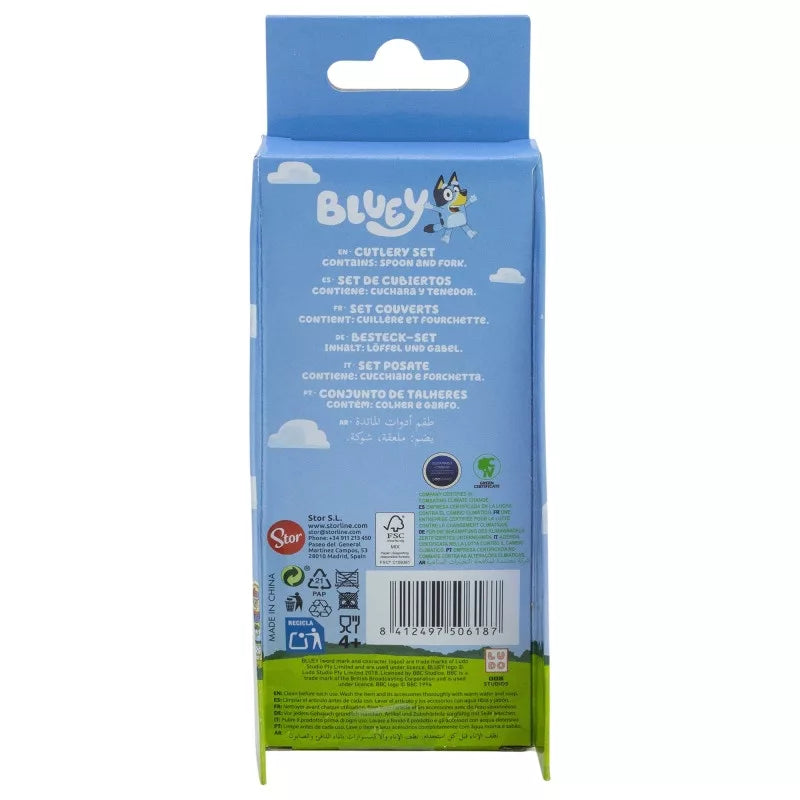 Bluey Metall ergonomisches Besteckset - 2-teilig