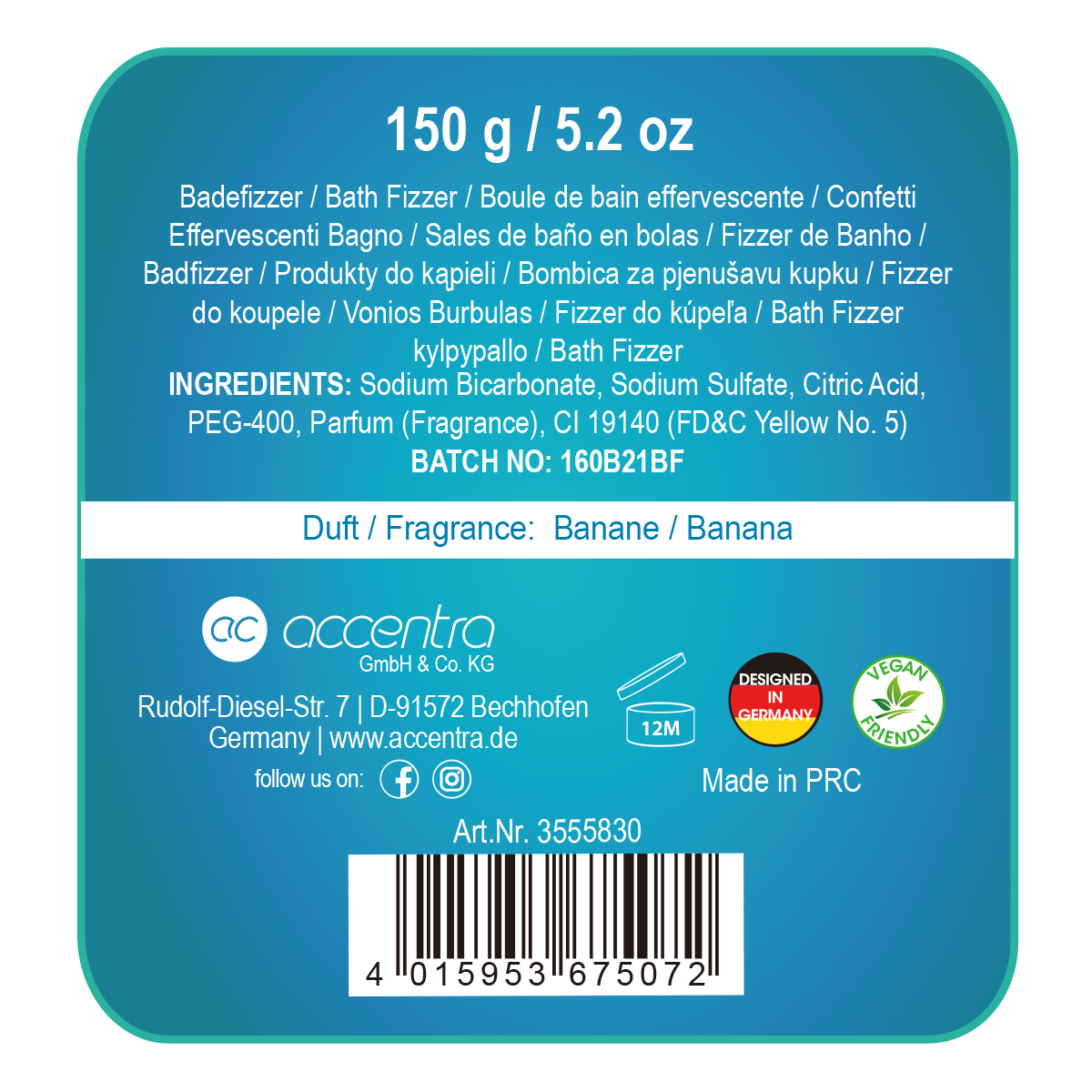 Badebombe  Under the Sea  in Geschenkverpackung U-Boot