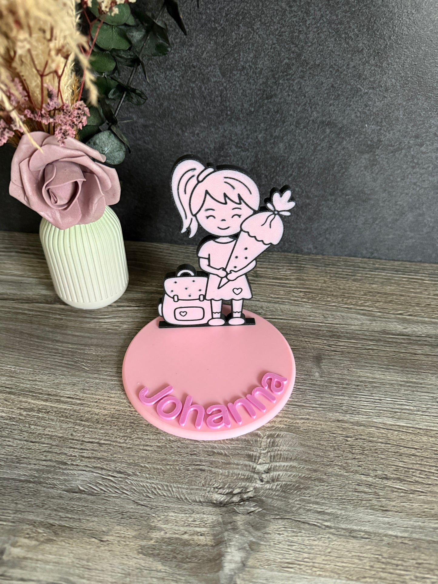 Schulkind-Aufsteller mit Name