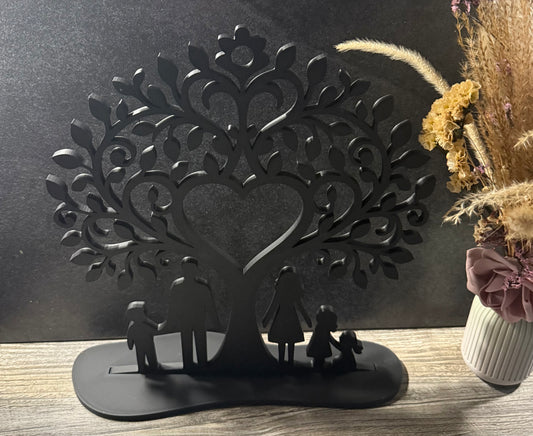 Schattenbaum mit Personen