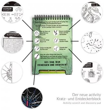 RETTE SICH... Kratz- & Entdecker Block
