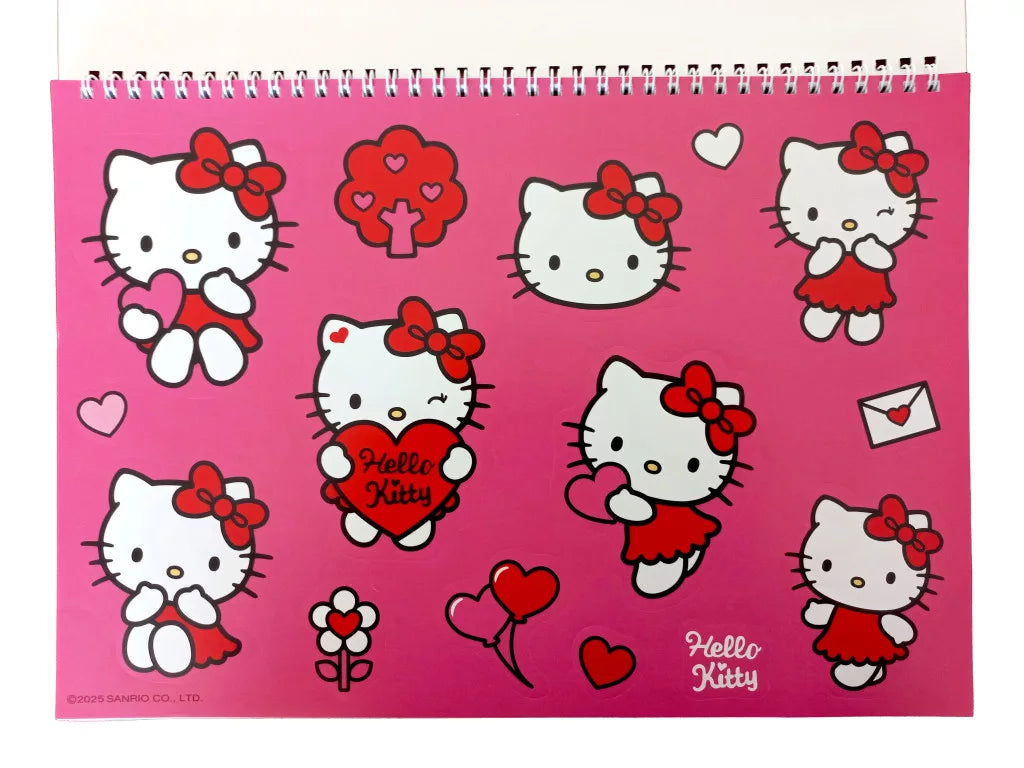 Hello Kitty Sweetheart Spiral-Skizzenbuch
