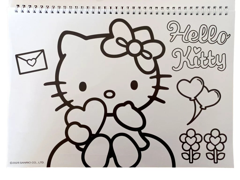 Hello Kitty Sweetheart Spiral-Skizzenbuch