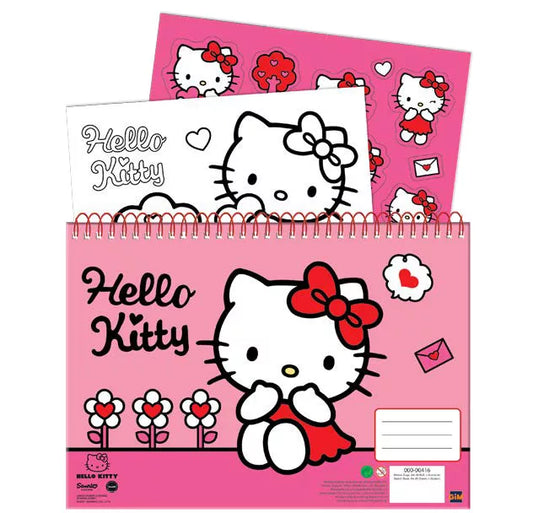 Hello Kitty Sweetheart Spiral-Skizzenbuch