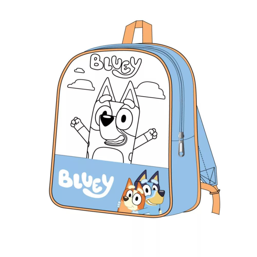Bluey  Rucksack zum ausmalen