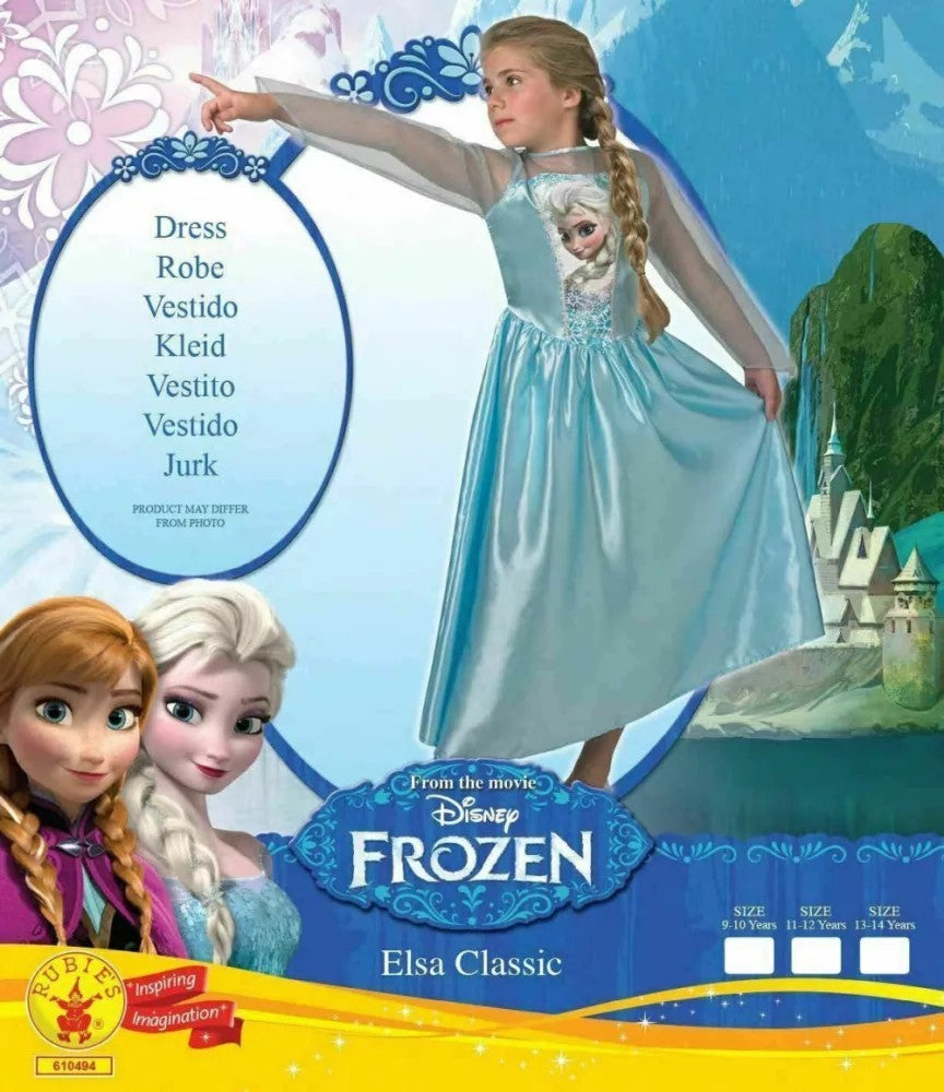Rubies Kostüm FROZEN Elsa Classic