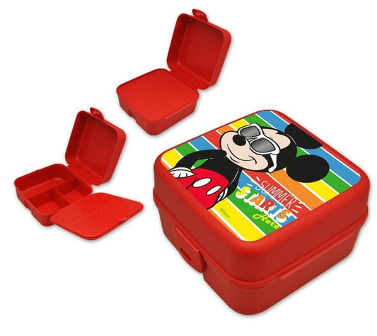 Disney Mickey Lunchbox mit mehreren Fächern, Brotdose