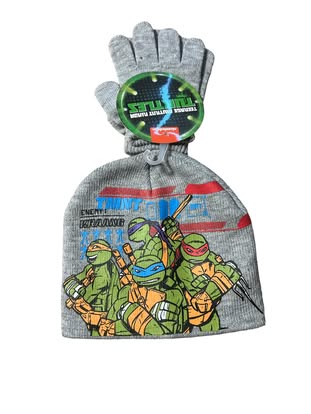 Turtels Mützen Set