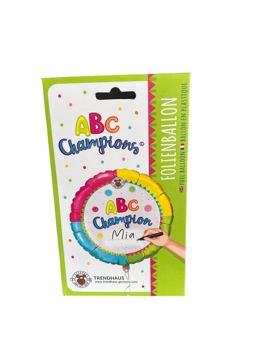 ABC CHAMPIONS Folienballons