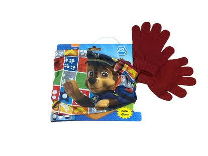 Paw Patrol Set Schlauchschal und Handschuhe