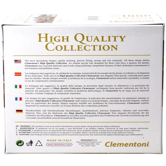 Clementoni High Quality Collection Puzzle 1000 Teile