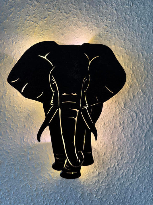 Motiv Lampe Elefant 3D