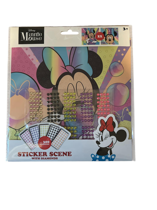 Disney Minnie Maus Sticker Scene