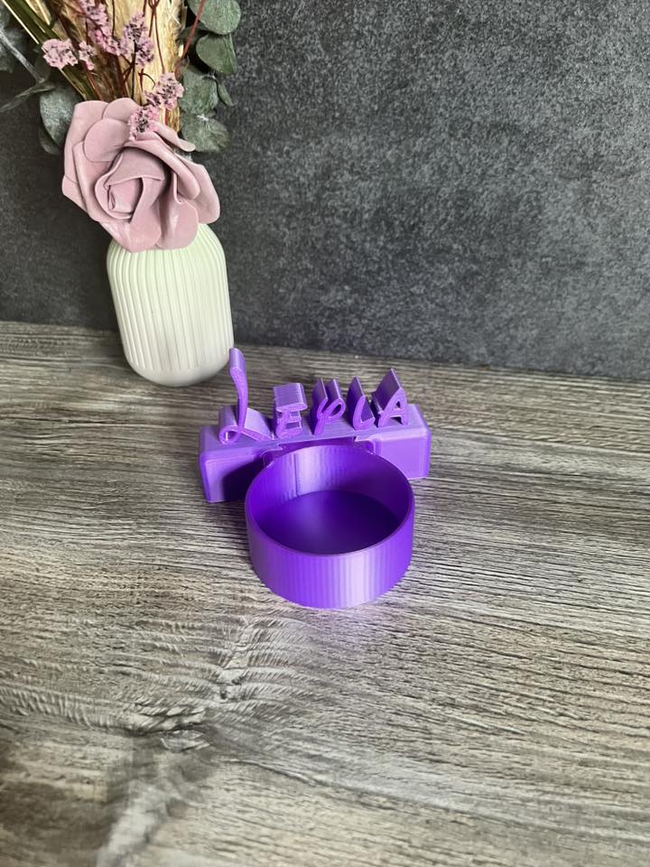 Personalisierter Becherhalter