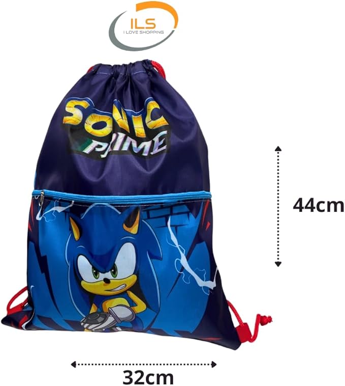 Sonic Luxuriöser Turnbeutel - Zurück zur Schule