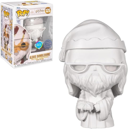 Funko Pop! HP: HP Holiday - Albus Dumbledore - (DIY) - Weiß - Harry Potter - Vinyl-Sammelfigur