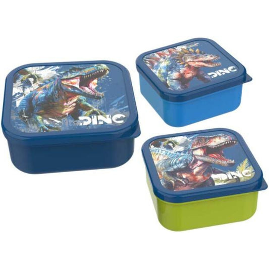 T-Rex 3 er Set Brotdosen