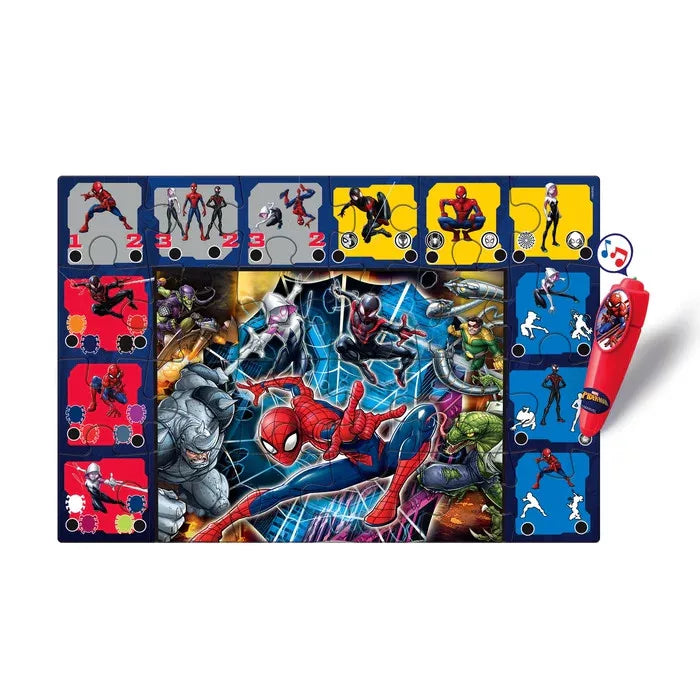 Spiderman Enemies interaktives 24-teiliges Puzzle Clementoni