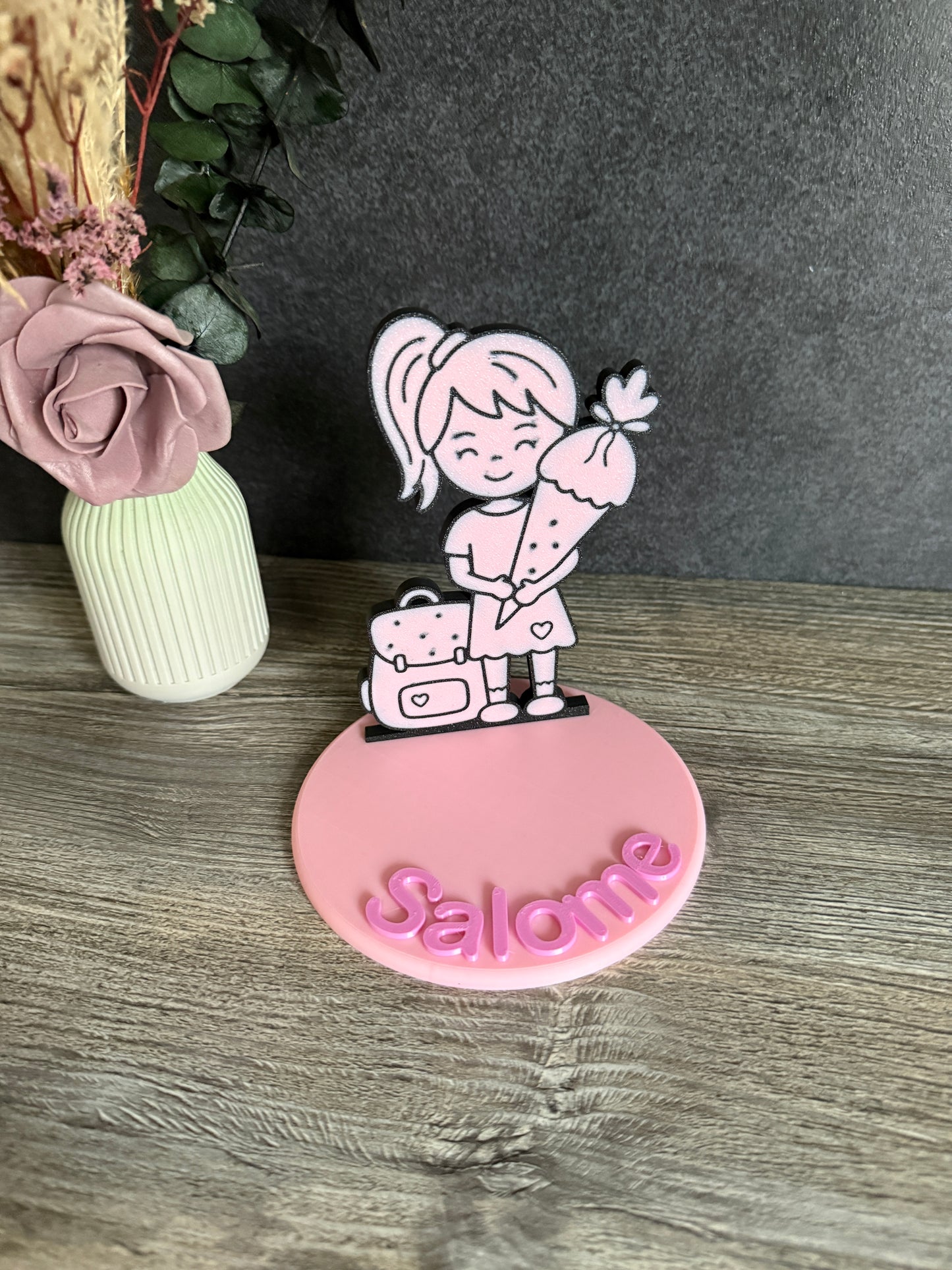 Schulkind-Aufsteller mit Name
