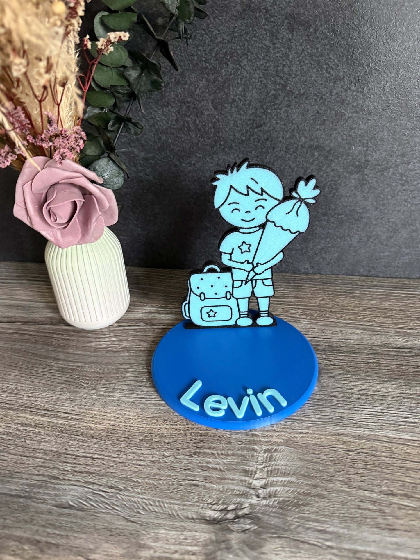 Schulkind-Aufsteller mit Name