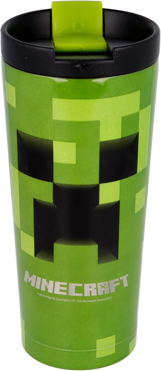 Minecraft Edelstahl-Reisebecher Creeper