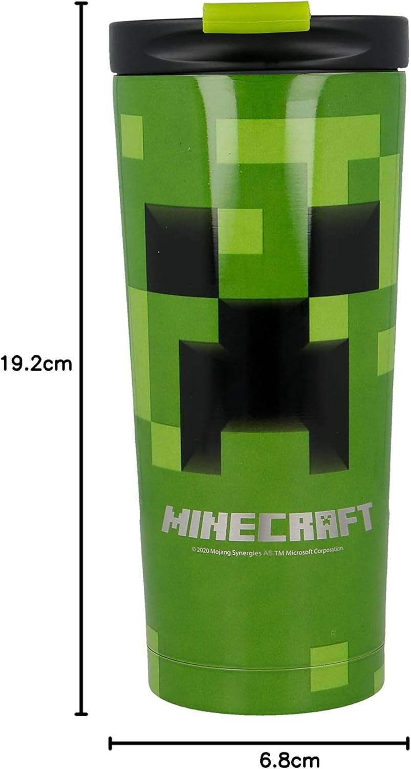 Minecraft Edelstahl-Reisebecher Creeper