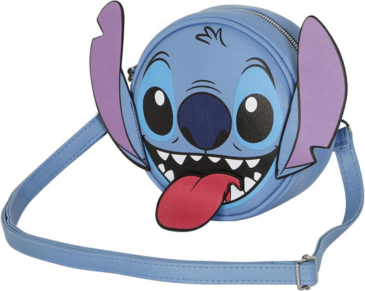 Lilo und Stitch Tongue-Runde Schultertasche