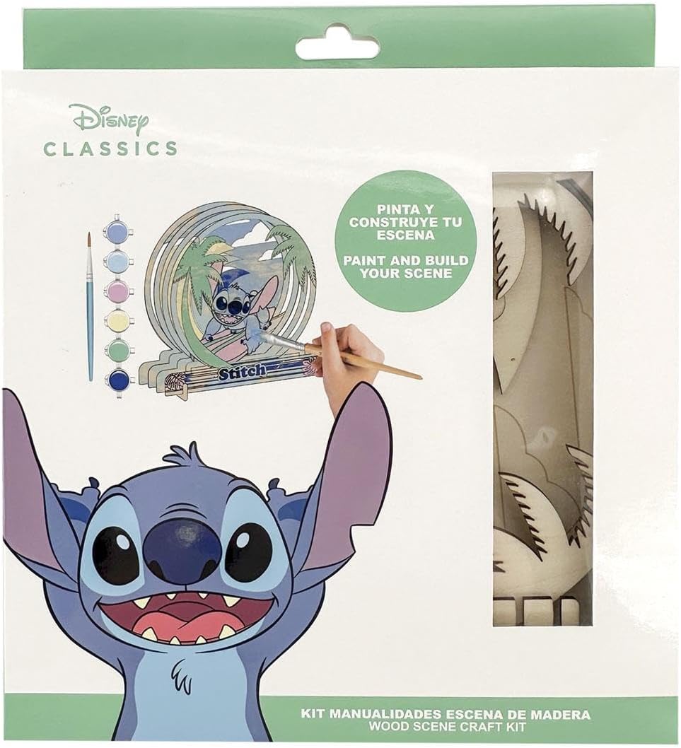 Disney Stitch Malset – Holzfiguren zum Ausmalen