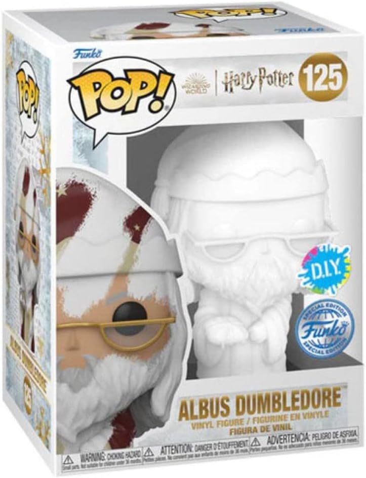 Funko Pop! HP: HP Holiday - Albus Dumbledore - (DIY) - Weiß - Harry Potter - Vinyl-Sammelfigur