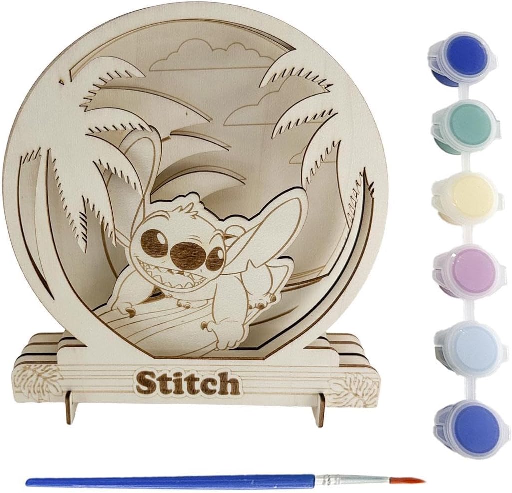 Disney Stitch Malset – Holzfiguren zum Ausmalen