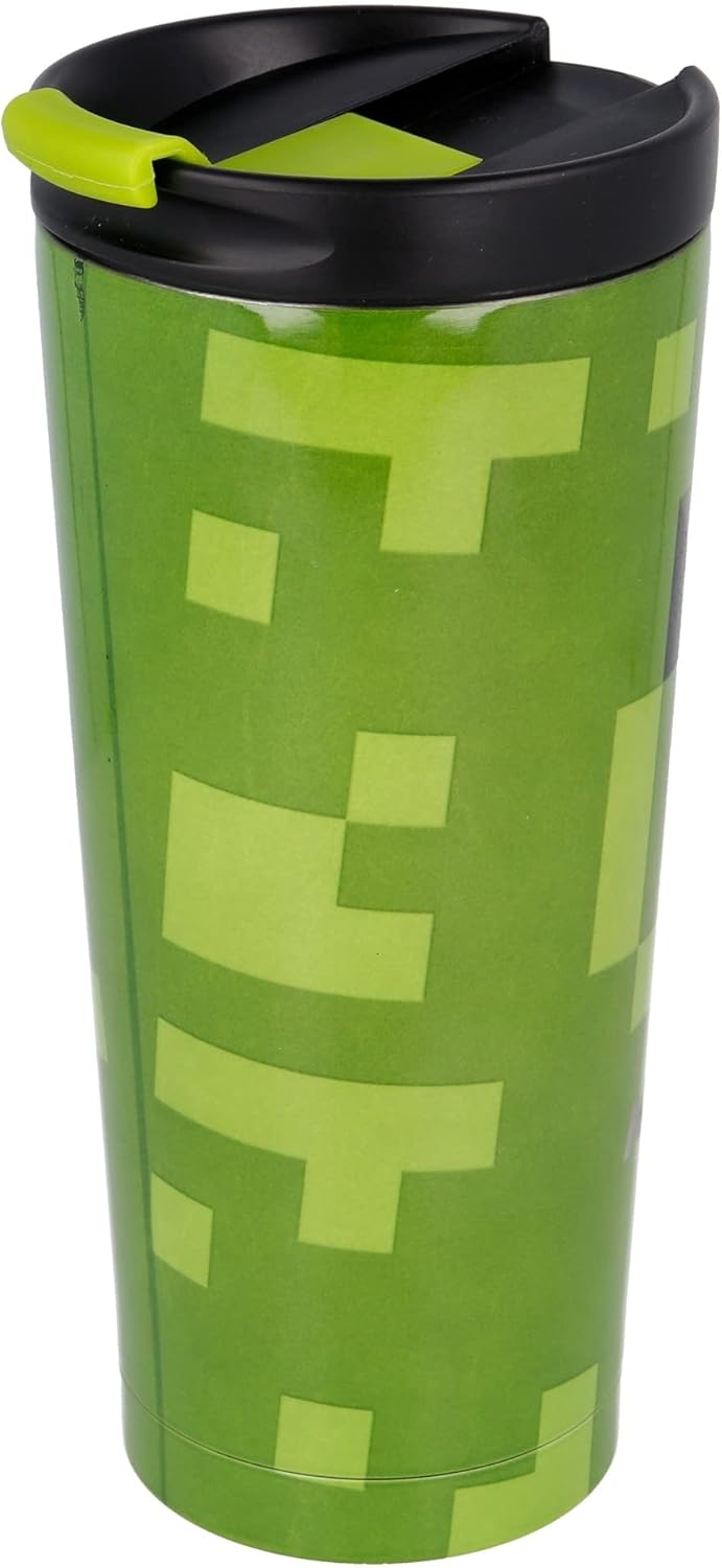 Minecraft Edelstahl-Reisebecher Creeper
